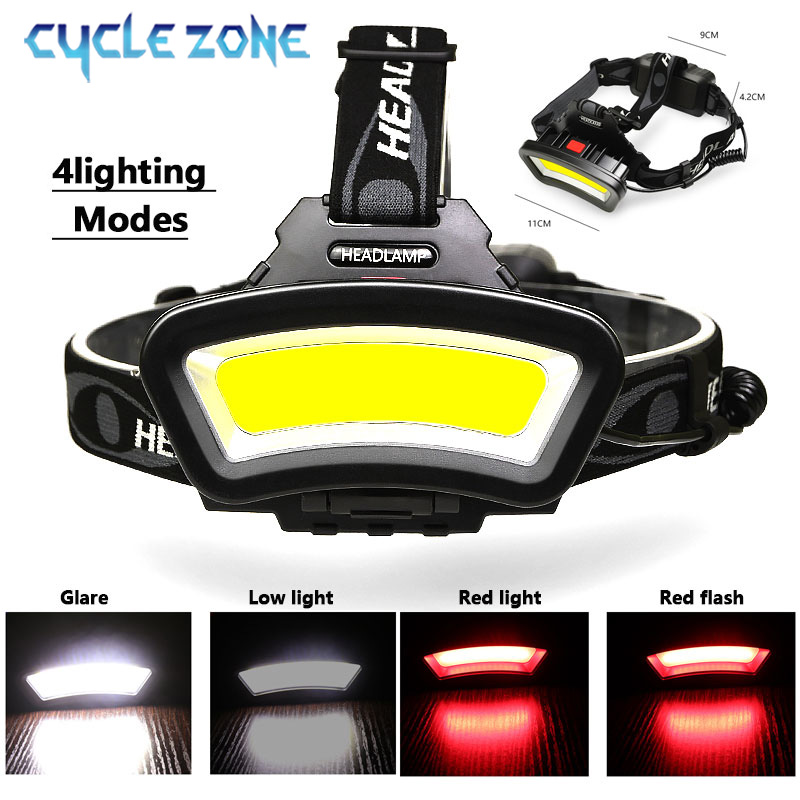 Outdoor Adventure Zone - Linterna frontal LED COB recargable por