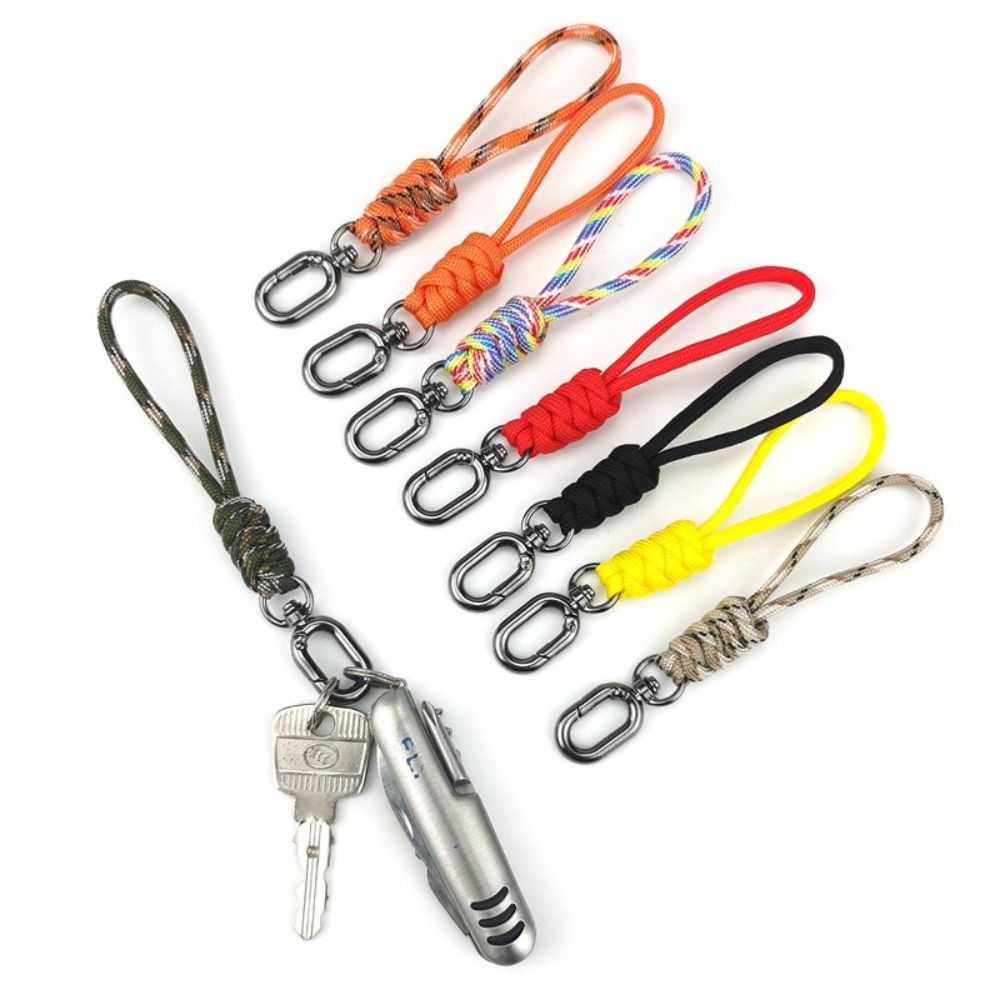 Outdoor Adventure Backpack - Llavero Paracord con cordón, hebilla ovalada,
