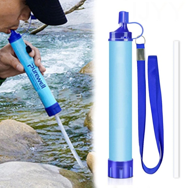 Outdoor Adventure Backpack - Pajita Filtrante de Agua Portátil para