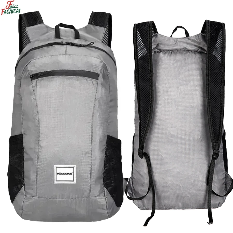 Outdoor Adventure Backpack - Mochila plegable y portátil con correas