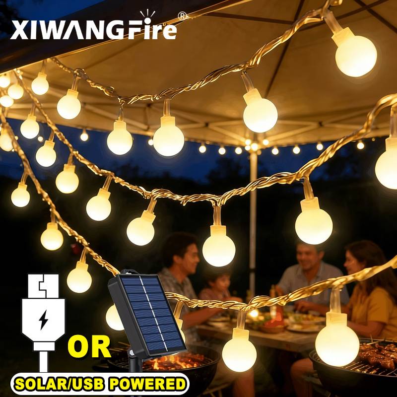 Guirnalda de Luces Solares/USB - Outdoor Adventure Trips reseña y precio