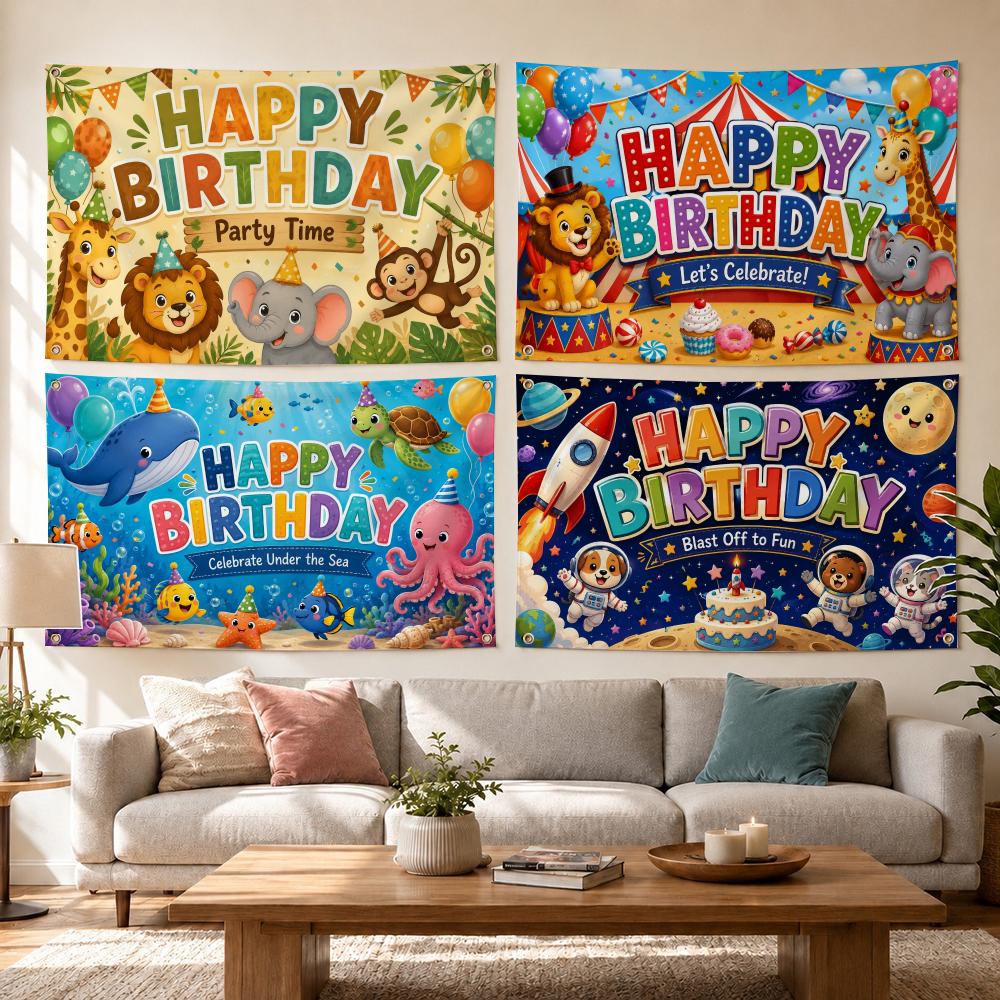 Banderas de Fiesta de Cumpleañ - Outdoor Adventure Birthday Party reseña y precio