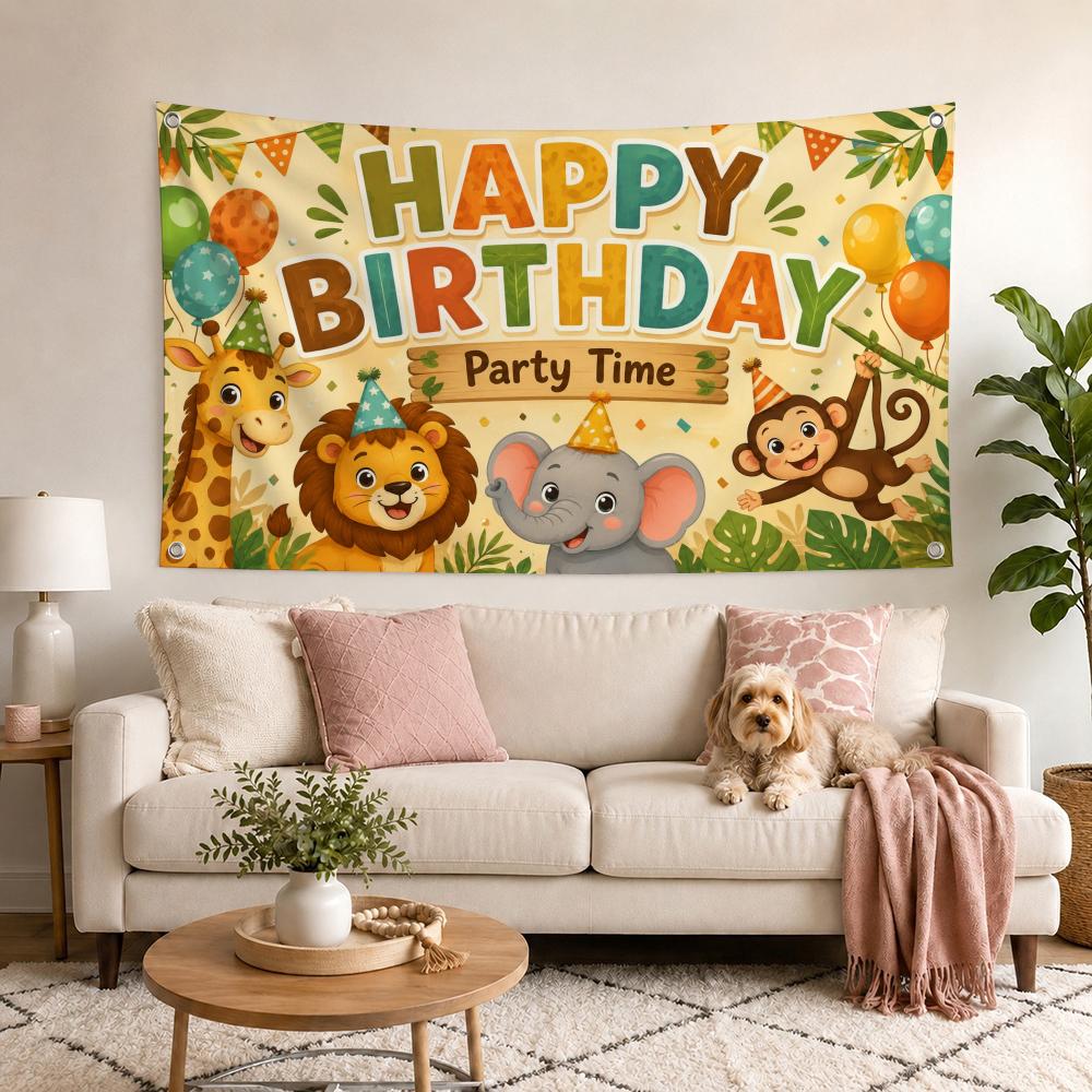 Banderas de Fiesta de Cumpleañ - Outdoor Adventure Birthday Party reseña y precio