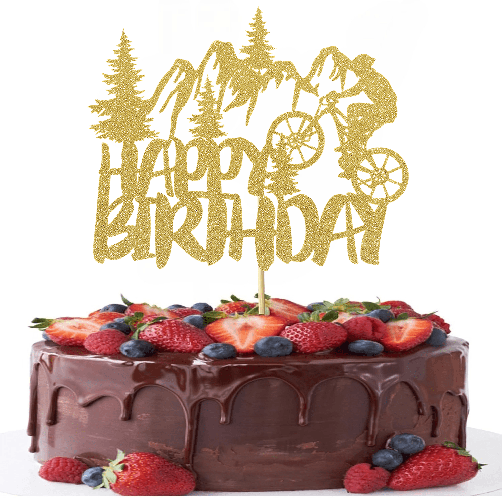 Adorno para tarta de jubilació - Outdoor Adventure Birthday Party reseña y precio