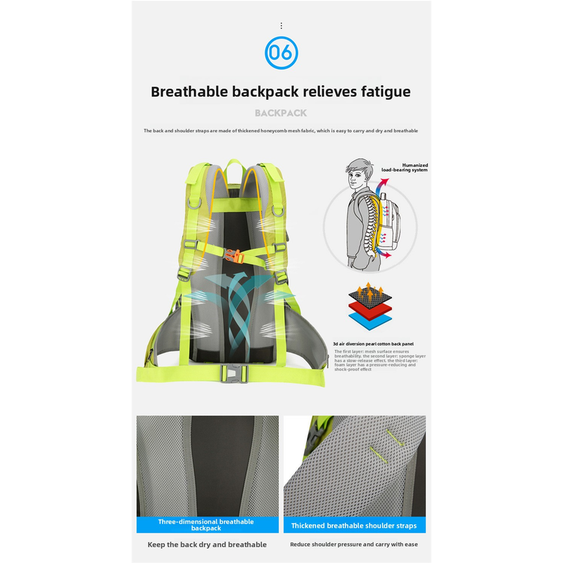 Mochila de Senderismo AZELA 36 - Outdoor Adventure Backpack reseña y precio