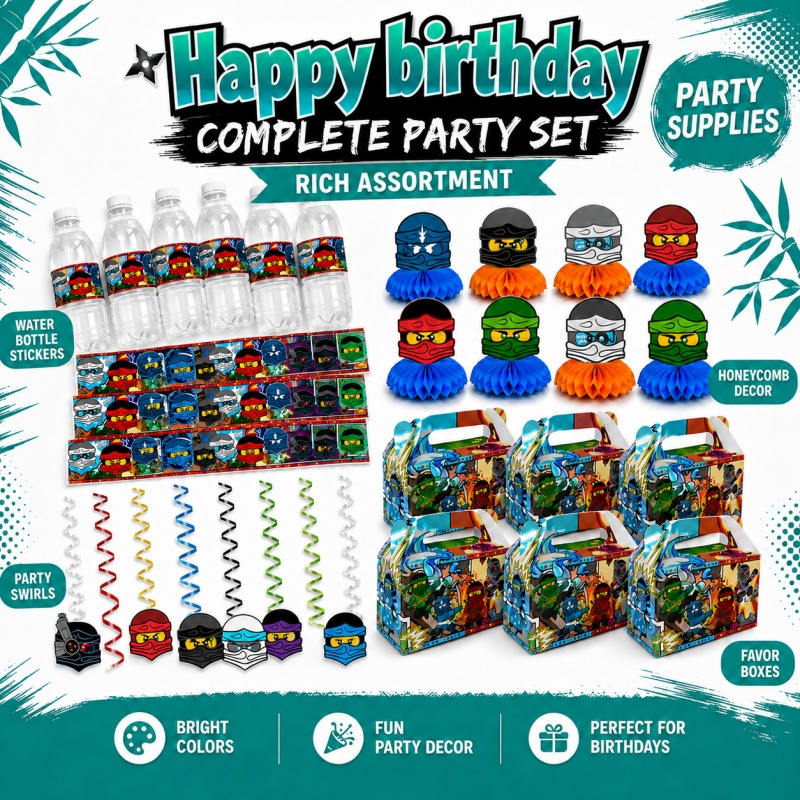 Set de Decoración para Fiesta  - Outdoor Adventure Birthday Party reseña y precio