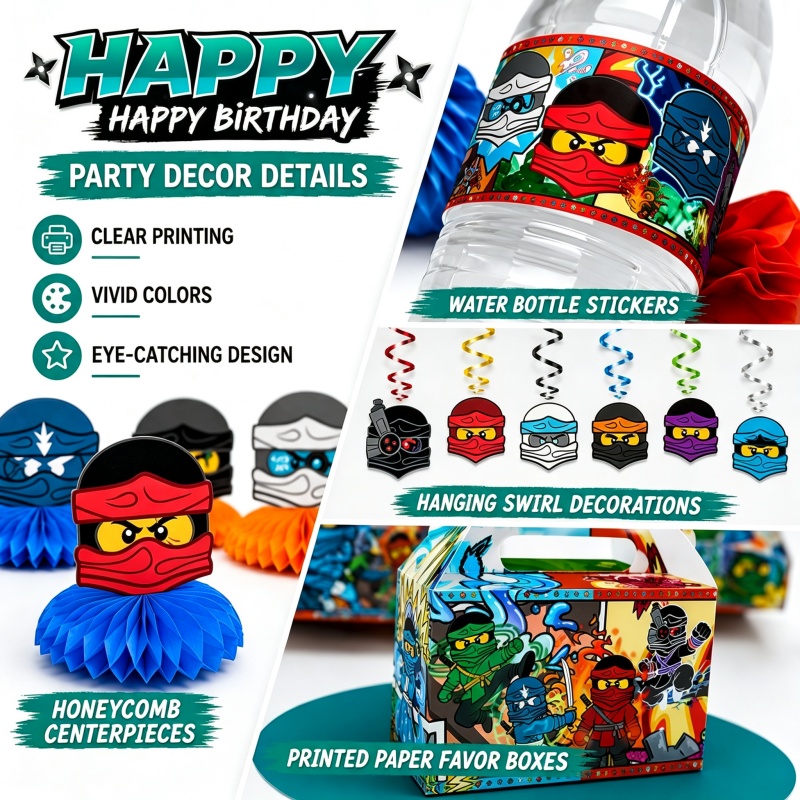 Set de Decoración para Fiesta  - Outdoor Adventure Birthday Party reseña y precio
